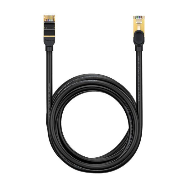 Baseus Ethernet RJ45, 10Gbps, 5m network cable (black) - Image 2