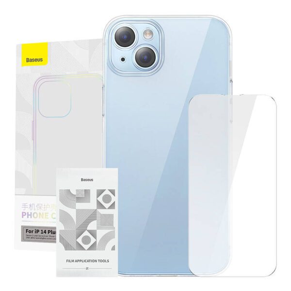 Baseus Crystal Series Case for iPhone 14 Plus + tempered glass - Image 9