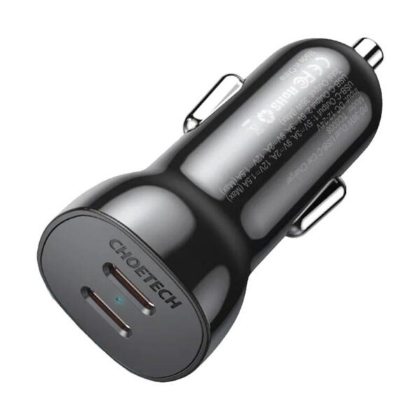 Car charger Choetech TC0008 40W 2x USB-C - Image 3