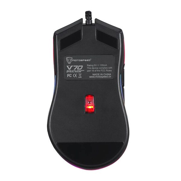MMotospeed V70 Wired Gaming Mouse Black - Image 2