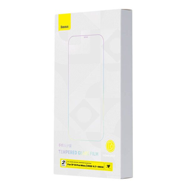 Baseus Crystal Tempered Glass 0.3mm for iPhone 14 Plus/13 Pro Max (2pcs) - Image 7