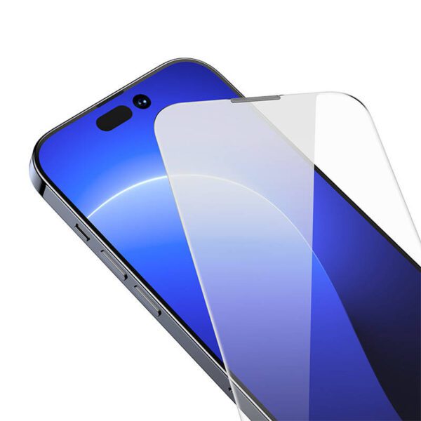 Baseus Crystal Tempered Glass Dust-proof 0.3mm for iPhone 14 Pro (2pcs) - Image 8