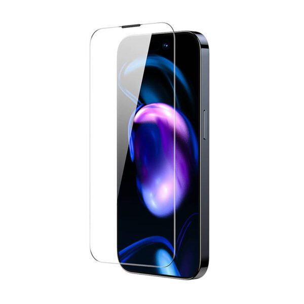 Baseus Crystal Tempered Glass Dust-proof 0.3mm for iPhone 14 Pro Max (2pcs) - Image 3