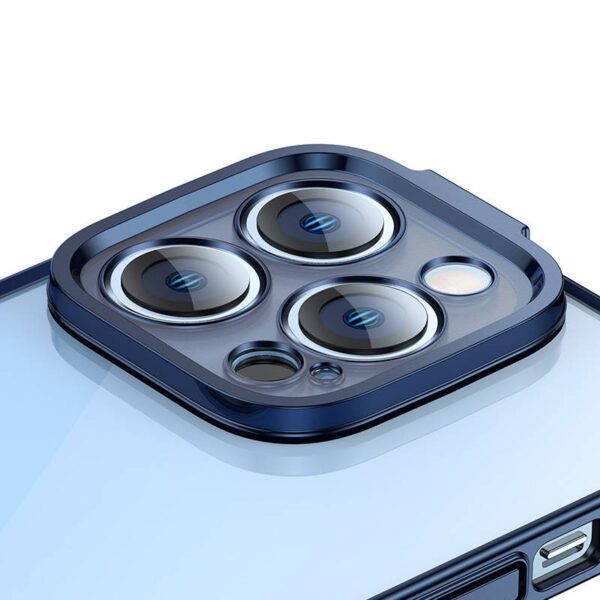 Baseus Glitter Transparent Case and Tempered Glass set for iPhone 14 Pro (blue) - Image 6