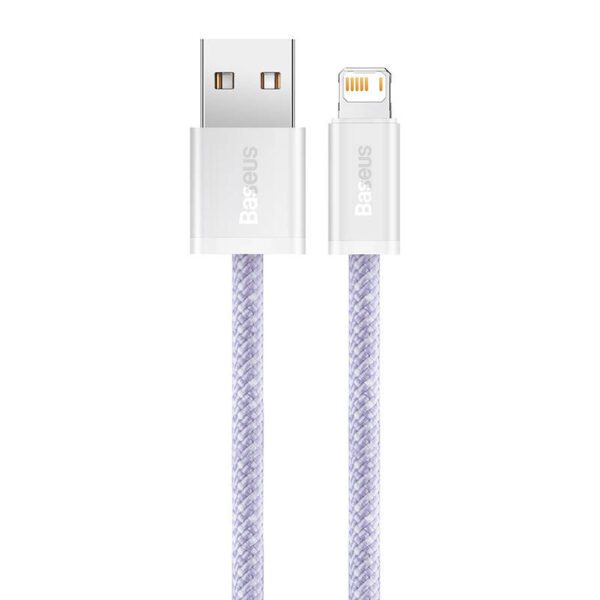 USB cable for Lightning Baseus Dynamic 2 Series, 2.4A, 1m (purple) - Image 4