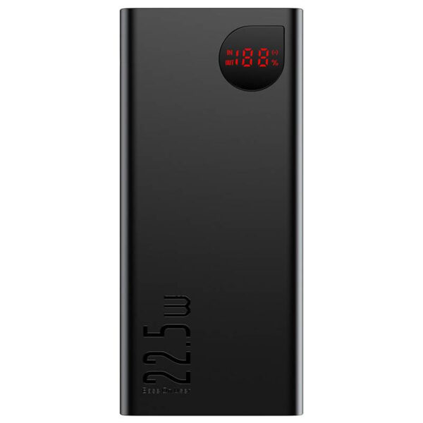 Powerbank Baseus Adaman Metal, 20000mAh, 2xUSB, USB-C, Lightning, microUSB  22.5W (black) - Image 6