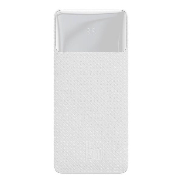 Powerbank Baseus Bipow 30000mAh, 15W (white) - Image 2