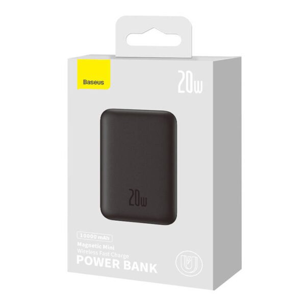 Powerbank Baseus Magnetic Mini 10000mAh, USB-C  20W MagSafe (black) - Image 10