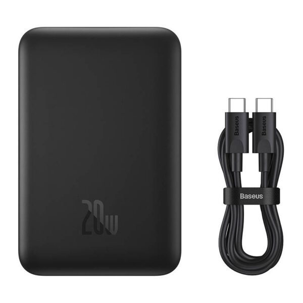 Powerbank Baseus Magnetic Mini 10000mAh, USB-C  20W MagSafe (black) - Image 7