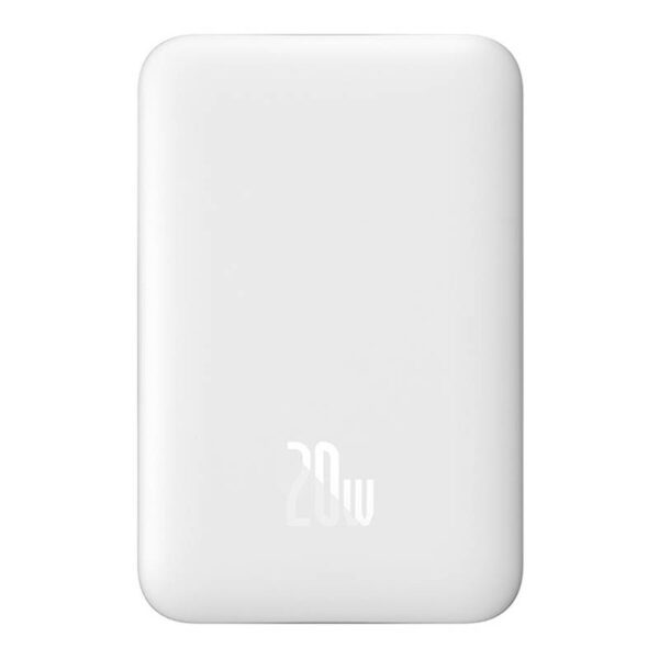 Powerbank Baseus Magnetic, 10000mAh, USB-C 20W, MagSafe (white) - Image 10
