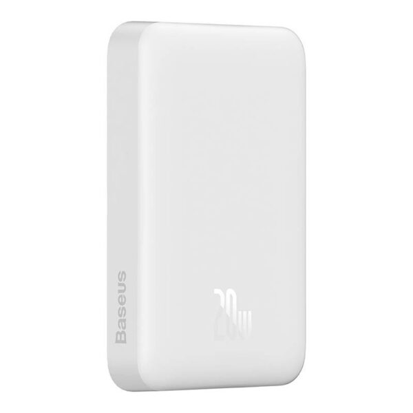 Powerbank Baseus Magnetic, 10000mAh, USB-C 20W, MagSafe (white) - Image 9