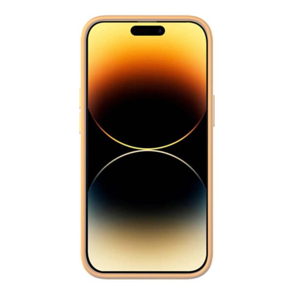 Baseus Liquid Silica Gel Case for iPhone 14 Pro Max (Sunglow)+ tempered glass + cleaning kit - Image 4