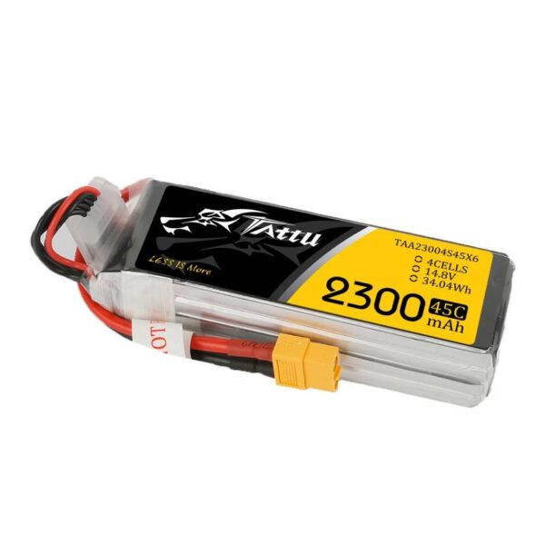 Battery Tattu 2300mAh 14,8V 75C 4S1P XT60 - Image 3