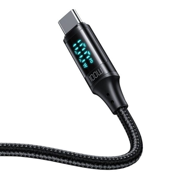 Cable Mcdodo CA-1100 USB-C to USB-C, 100W, 1.2m (black) - Image 3