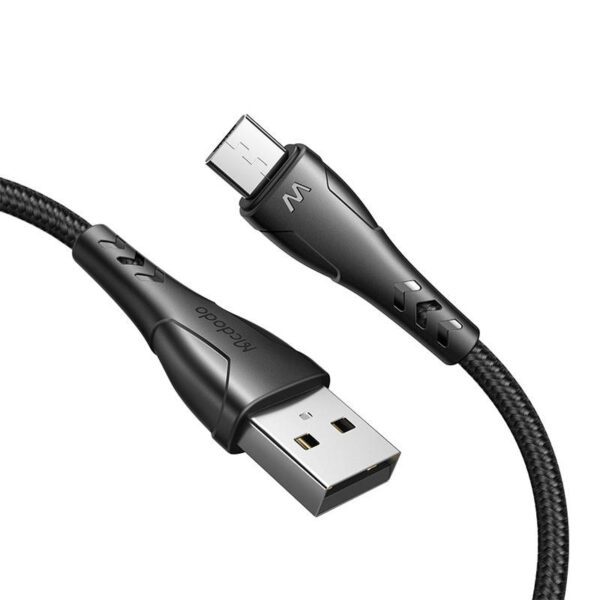 USB to Micro USB cable, Mcdodo CA-7451, 1.2m (black) - Image 2