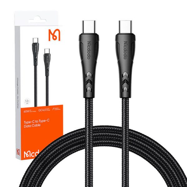 USB-C to USB-C cable Mcdodo CA-7641, PD 60W, 1.2m (black) - Image 5