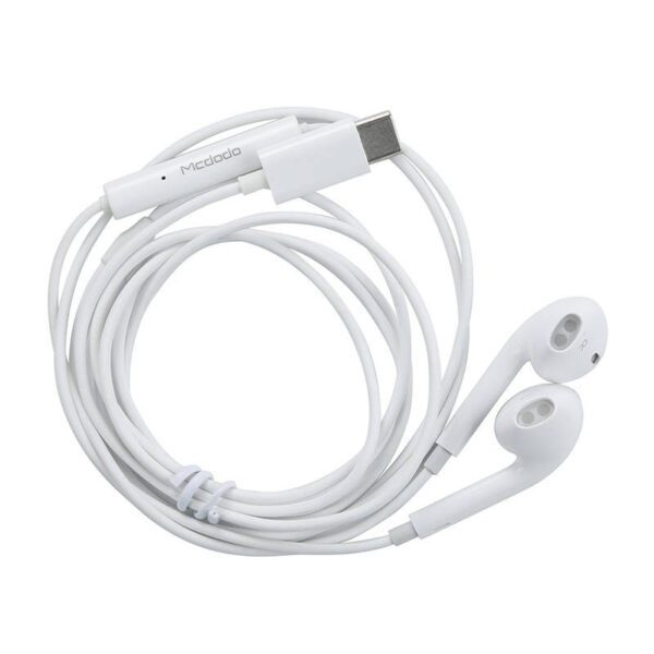 In-ear wired headphones Mcdodo HP-6070 (white) - Image 3