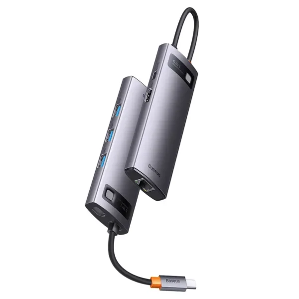 Hub 6in1 Baseus StarJoy Series, USB-C to 3x USB 3.0 + HDMI + USB-C PD + RJ45 - Image 7