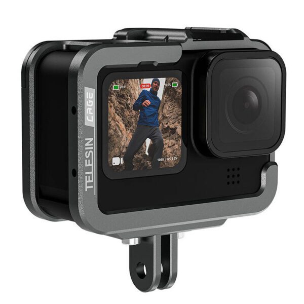TELESIN Alu cage for GoPro Hero 12/11/10/9 - Image 3