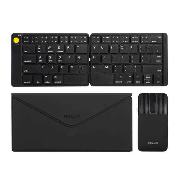 Set Wireless foldable Keyboard Delux KF10 and mouse MF10PR - Image 4
