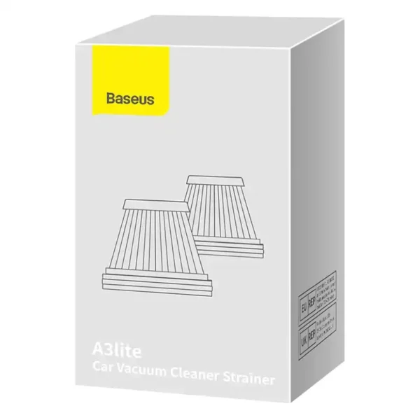 Baseus A3lite Car vacuum Cleaner filters 2 PCS (Black) - Image 6