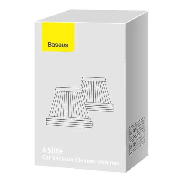 Baseus A3lite Car vacuum Cleaner filters 2 PCS (White) - Image 6