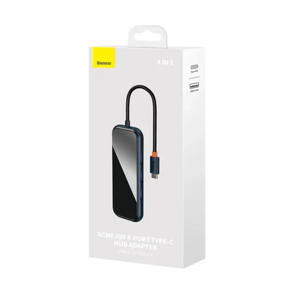 Adapter 4w1 Baseus Hub USB-C na 4xUSB 3.0 (Dark Grey) - Image 10