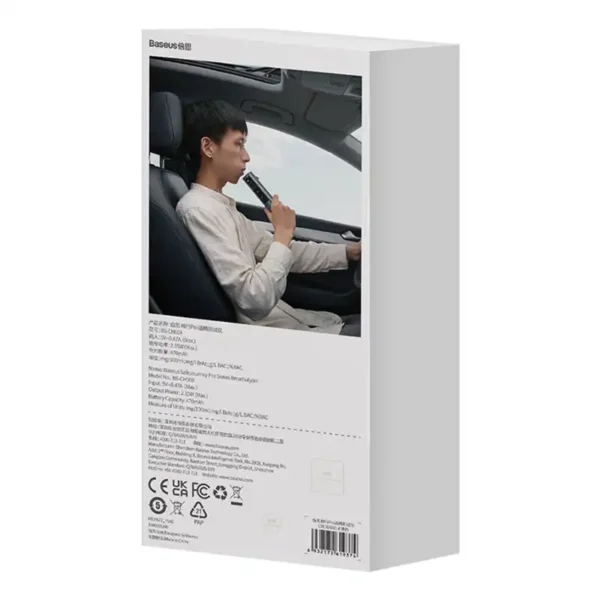 Electronic Breathalyzer Baseus SafeJourney Pro (Grey) - Image 9