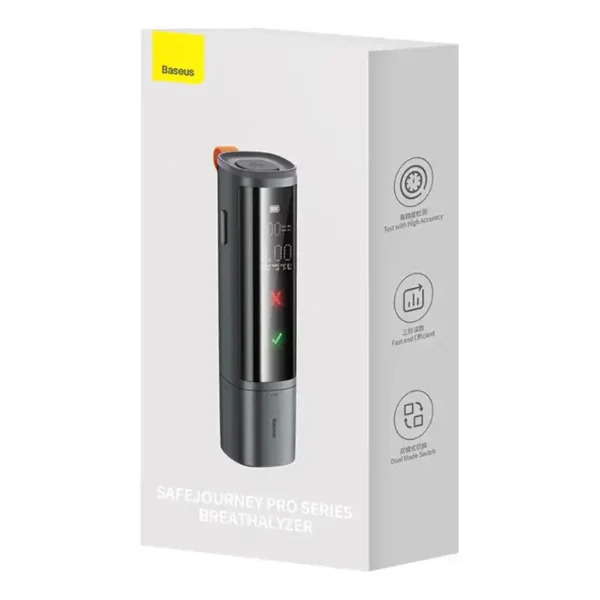 Electronic Breathalyzer Baseus SafeJourney Pro (Grey) - Image 8