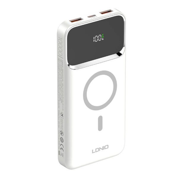 Powerbank LDNIO PQ12, 15W, 10000mah (white) - Image 2