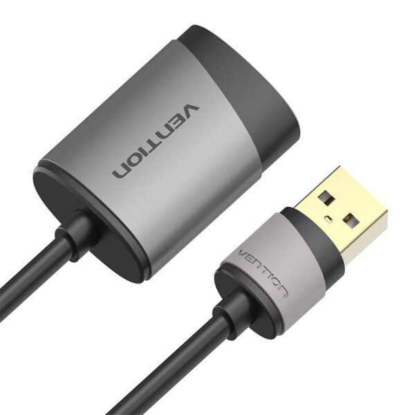 External USB Sound Card Vention CDKHB, TRS 3.5mm, 0.15m (gray) - Image 4