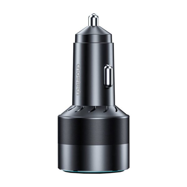 Choetech TC0011 car charger 130W 2x USB C 1x USB A (black) - Image 3
