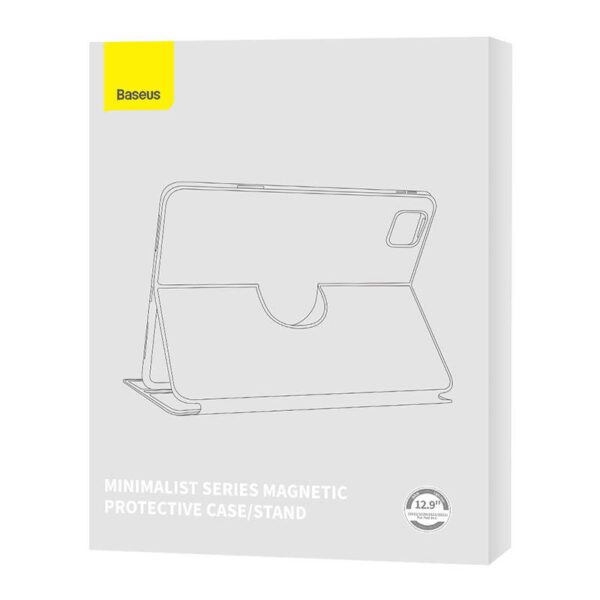 Baseus Minimalist Series IPad PRO 12.9 Magnetic protective case (light grey) - Image 7