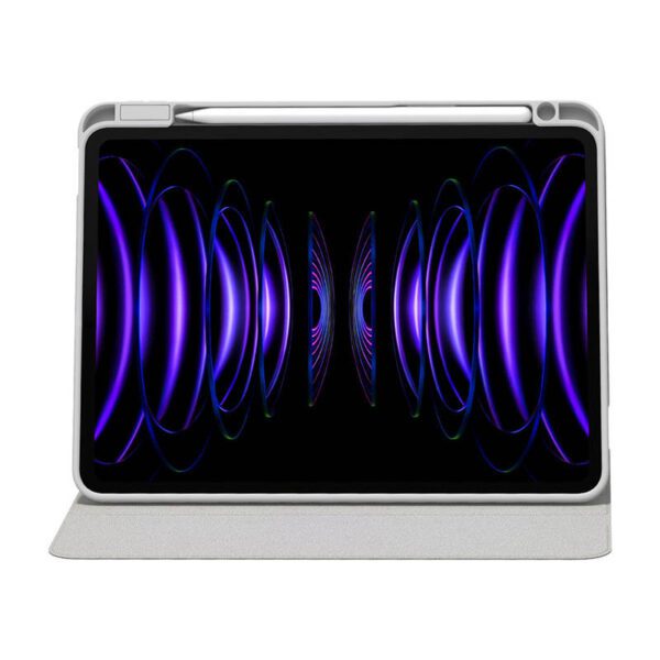 Baseus Minimalist Series IPad PRO 12.9 Magnetic protective case (light grey) - Image 5