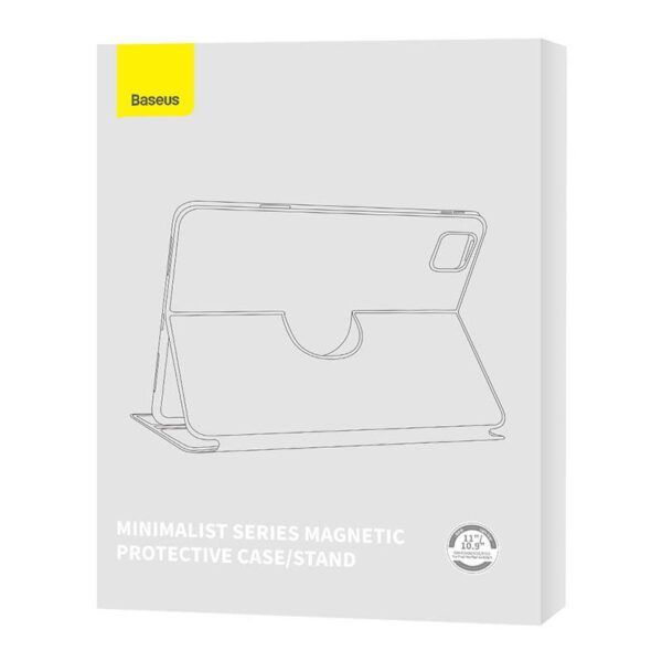 Baseus Minimalist Series IPad PRO 11"/Pad Air4/Air5 10.9" Magnetic protective case (light grey) - Image 6