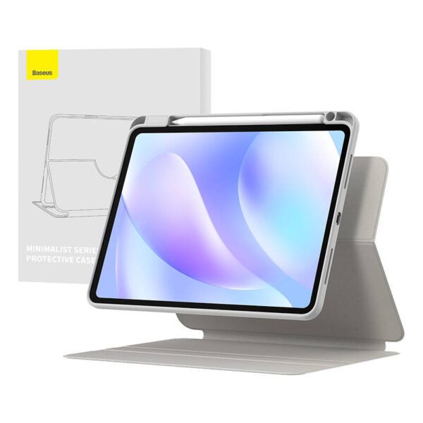 Baseus Minimalist Series IPad PRO 11"/Pad Air4/Air5 10.9" Magnetic protective case (light grey) - Image 8