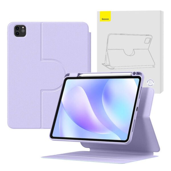 Baseus Minimalist Series IPad PRO 11"/Pad Air4/Air5 10.9" Magnetic protective case (purple) - Image 8