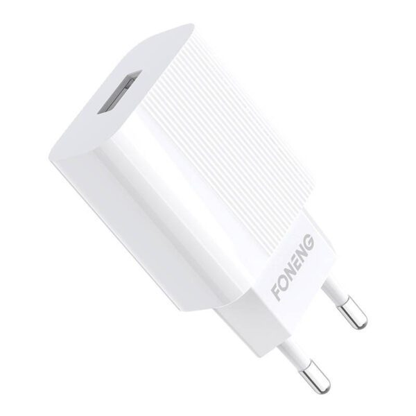 Fast charger Foneng 1x USB EU28 12W QC 3.0+ USB Type C cable - Image 2