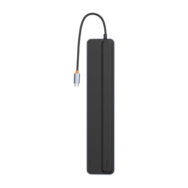 Hub 12w1 Baseus EliteJoy Gen2 series USB-C do 2xHDMI+ 3xUSB 3.0+ PD+ DP+ SD/TF+ RJ45+Type-C+ 3.5mm (dark grey) - Image 3