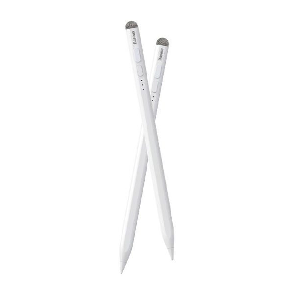 Smooth Writing Stylus with LED Indicators (Active+Passive) White - Image 3