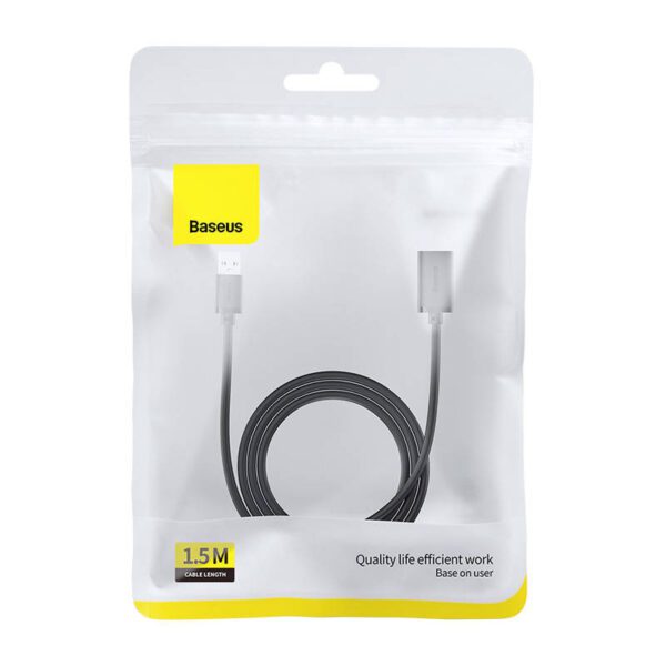 USB 3.0 Extension cable Baseus male to female, AirJoy Series, 1.5m (black) - Image 8