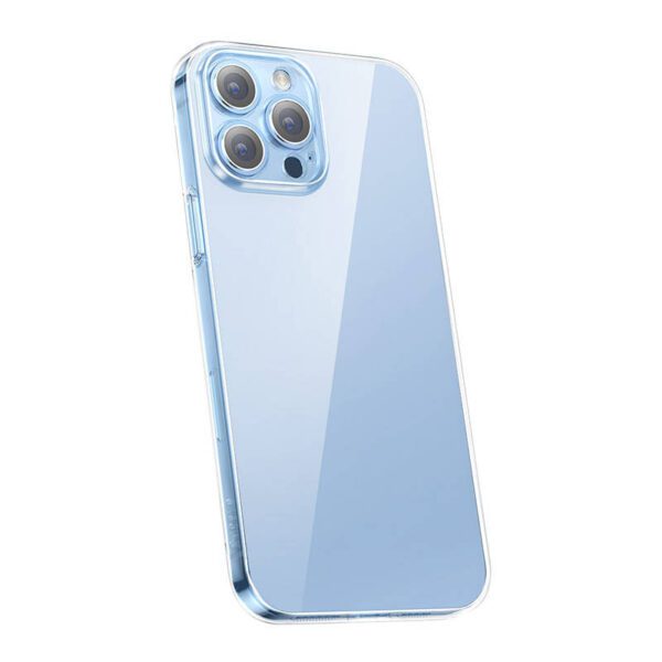 Phone case Baseus Crystal Clear for 13 Pro Max (transparent) +all-tempered-glass screen protector +cleaning kit - Image 7