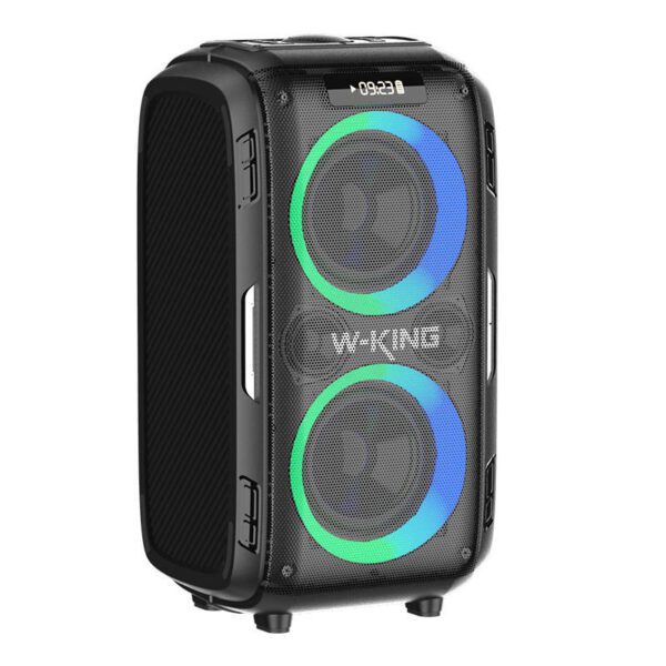 Wireless Bluetooth Speaker W-KING T9 Pro 120W + 2 microphones (black) - Image 3