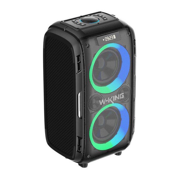 Wireless Bluetooth Speaker W-KING T9 Pro 120W + 2 microphones (black) - Image 4