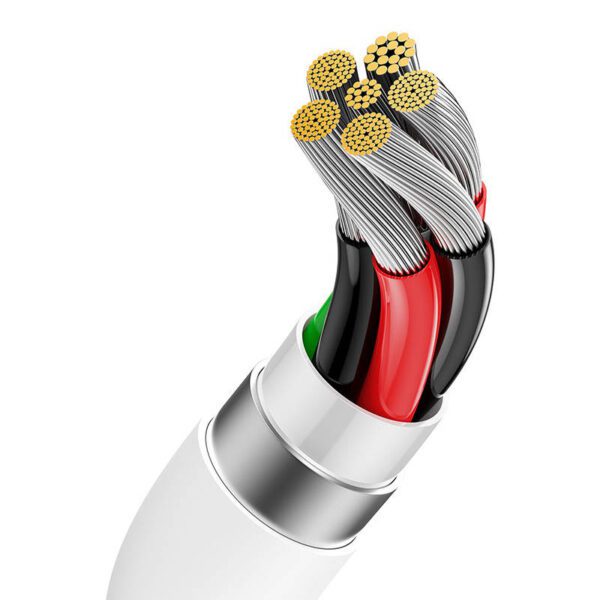 Cable USB do USB-C Baseus Superior 100W 2m (white) - Image 7