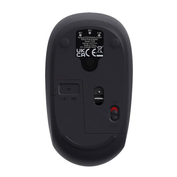 Wireless mouse Baseus F01B Tri-mode 2.4G BT 5.0 1600 DPI (frosted grey) - Image 3