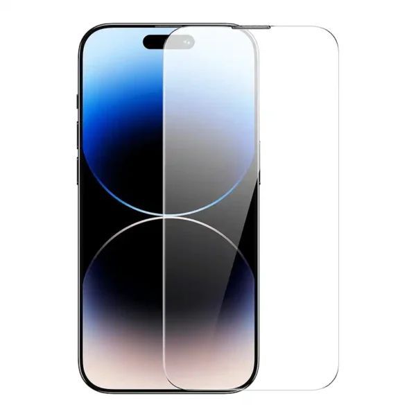 Tempered Glass Baseus Corning for iPhone 14 Pro with built-in dust filter - Image 2