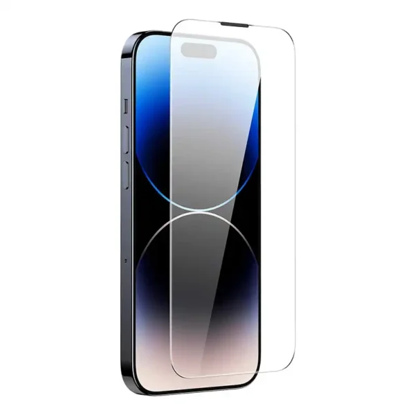 Tempered Glass Baseus Corning for iPhone 14 Pro with built-in dust filter - Image 4