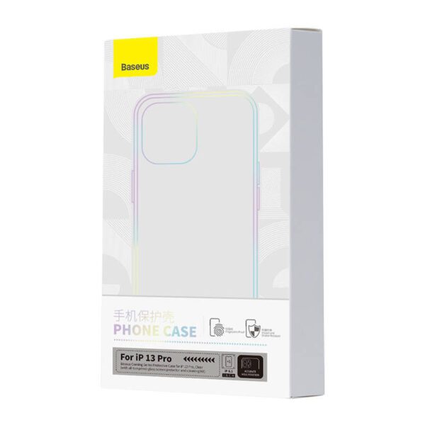 Transparent Case and Tempered Glass set Baseus Corning for iPhone 13 Pro - Image 9
