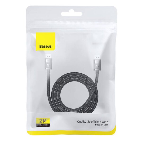 DP 8K to DP 8K cable Baseus High Definition 2m (black) - Image 8